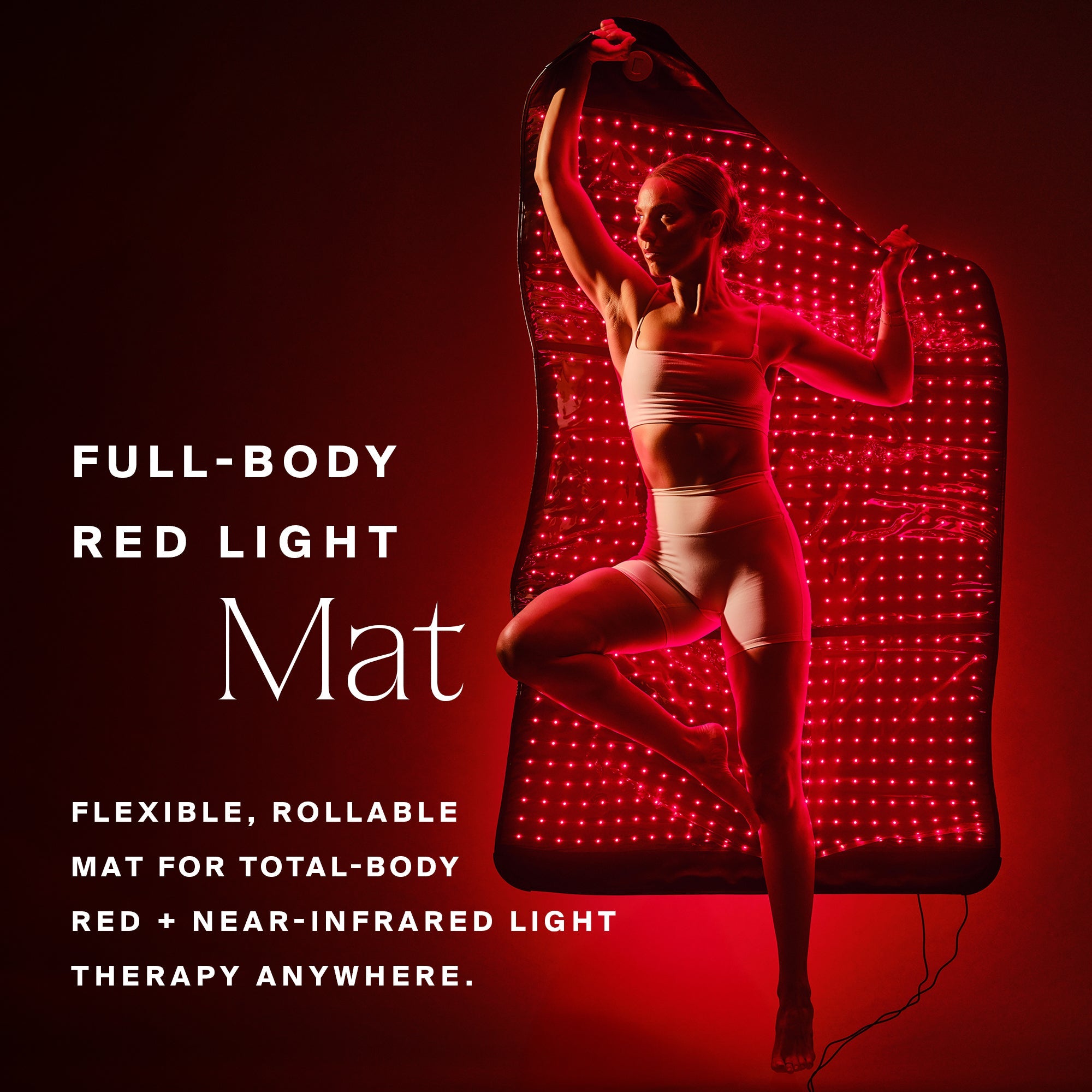 Red Light Yoga Mat — Full Body Red & Near-Infrared Therapy Mat